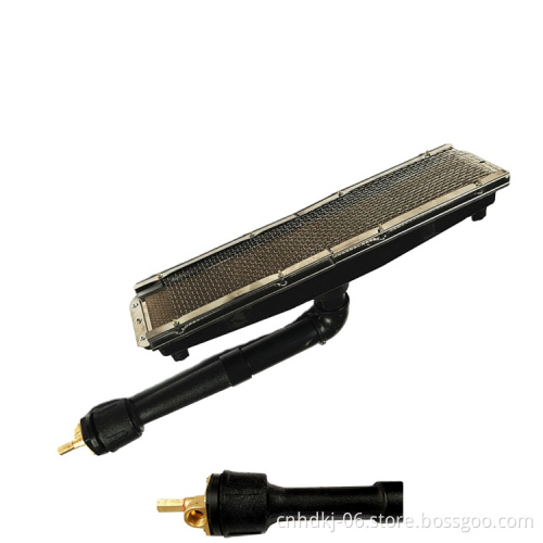 Automatic ignition gas saving standard spray painting booth infrared burner